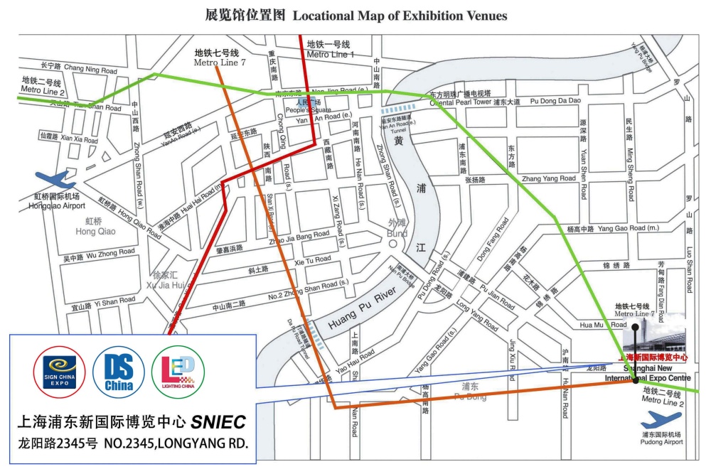 展馆位置图
