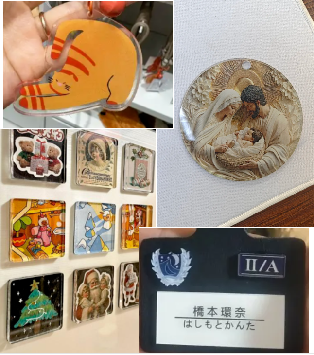 热升华亚克力冰箱贴 热升华亚克力冰箱贴